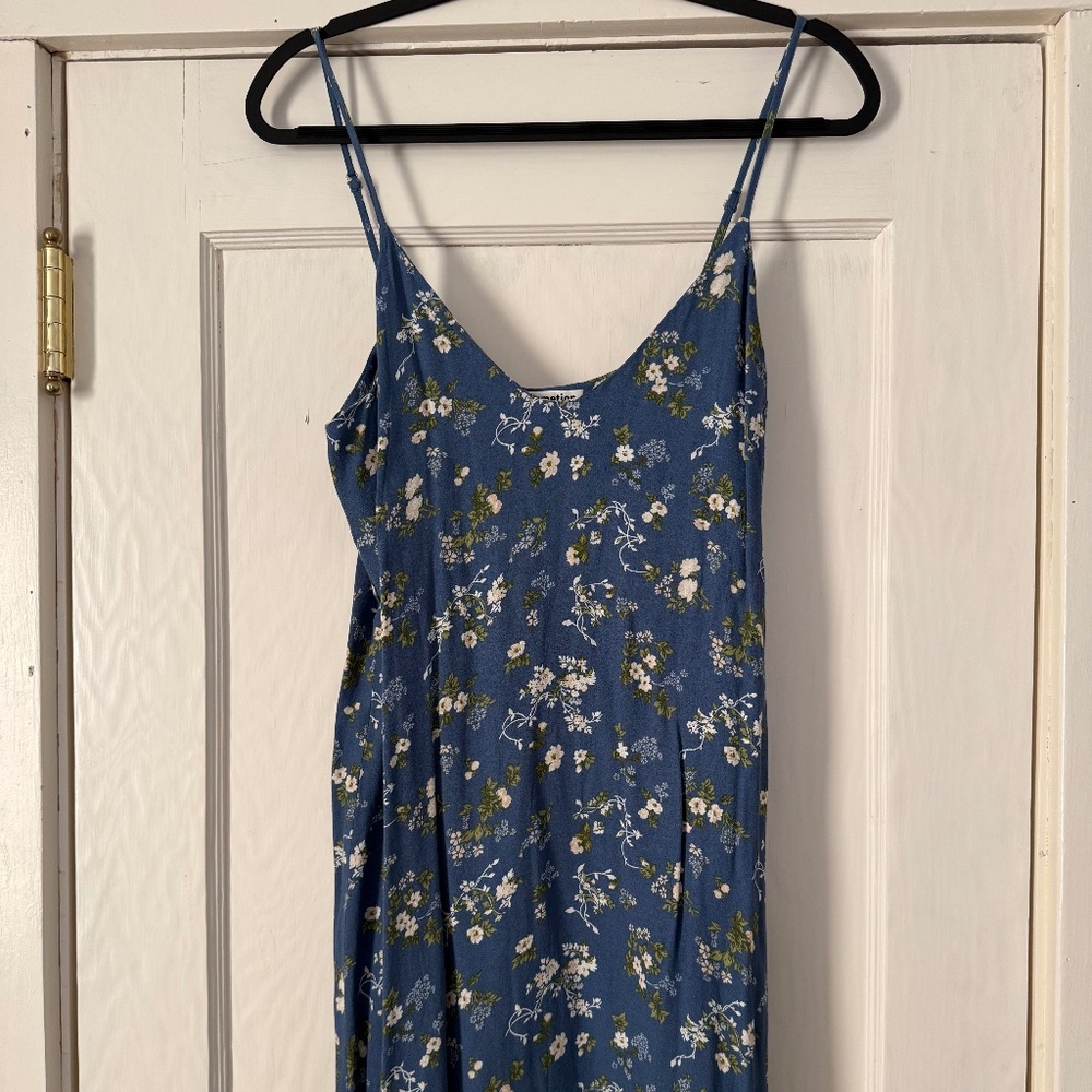 Reformation Ventura Dress in Avery Blue Multi